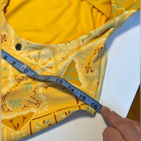 PrAna Yellow Ella One Piece Swimsuit. New without tags. Size M - Picture 11 of 11